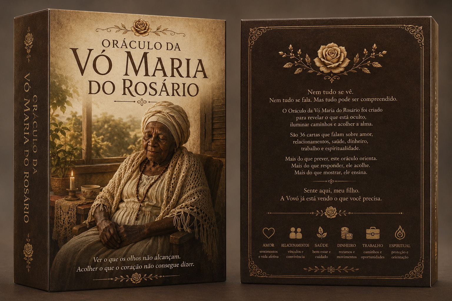 Capa do Oráculo da Vó Maria
